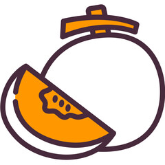 Melon one color icon