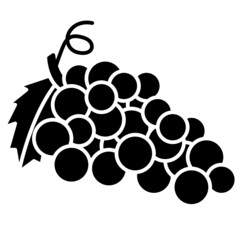 Grapes solid icon