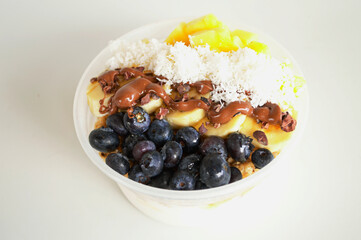 Fruit and Chocolate Bowl