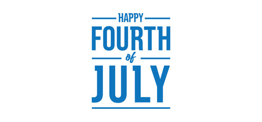 Happy USA Independence Day 4th of July. Greeting card and poster Design. United States of America patriotic national festivities.