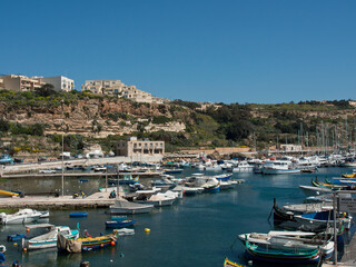 Die Insel Gozo im Mittelmeer