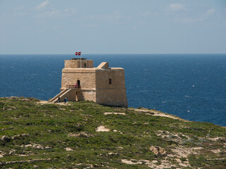Die Insel Gozo im Mittelmeer