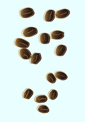 coffee beans picture. design of coffee shop booklets. grains for grinding