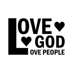 Love God Love People