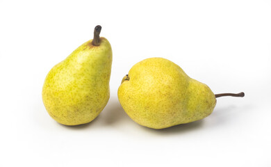 pears isolated on white background