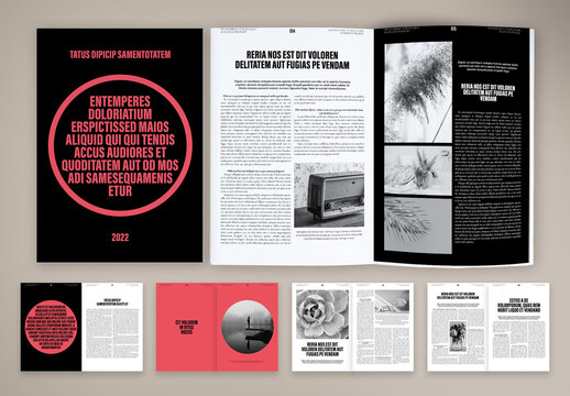 Clear and Vivid Magazine Design
