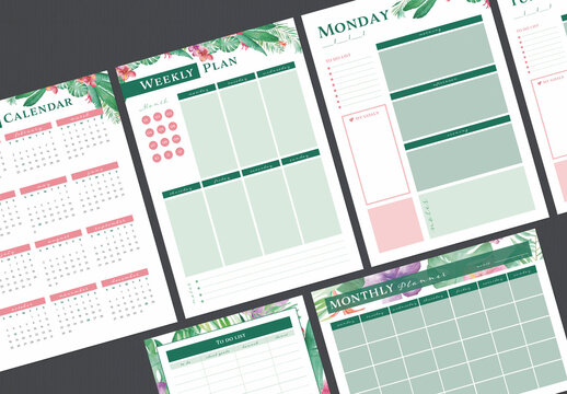 Tropical Style Planner Kit