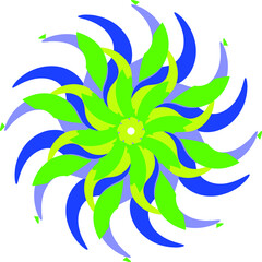 Abstract composition of bright shining stars. Vector file.