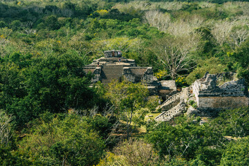 Fotografías tomadas de las ruinas de Ek Balam, en el estado de Yucatán, México.