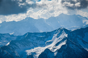 Fototapeta na wymiar Val di Sole Pejo 3000, Pejo Fonti ski resort, Stelvio National Park, Trentino, Alps Italy.