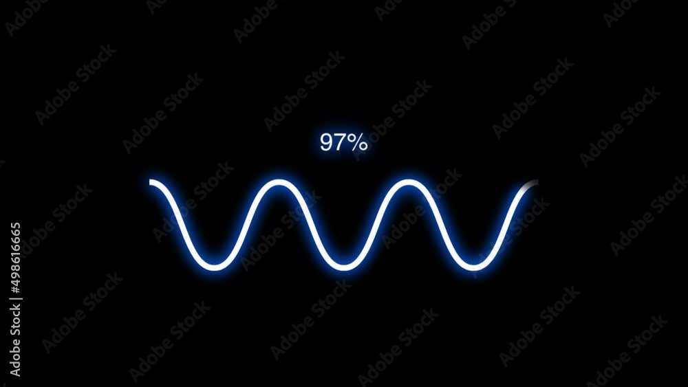 Poster modern and stylish loading screen animation 4k abstract glowing line background. loading stock video