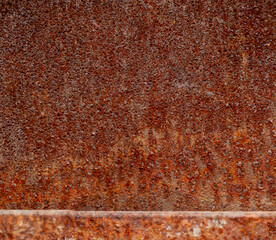 rusty metal texture shot closeup