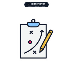 strategy icon symbol template for graphic and web design collection logo vector illustration