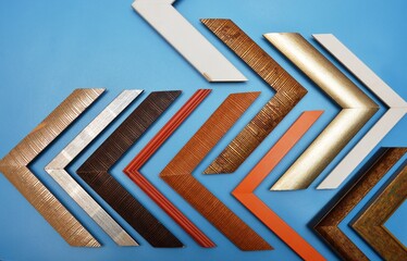 Baguette frames for paintings and images. Frame corners