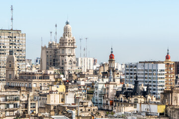 Obraz premium Argentina, view over the roofs of Buenos Aires.