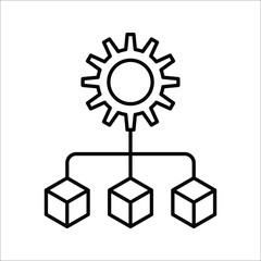 Infrastructure outline icon. Thin line style from community icon. Pixel perfect Infrastructure icon for web design on white background