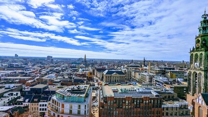 Naklejka premium View of the city center