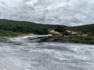 river in the mountains