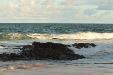 Fototapeta premium waves on the beach