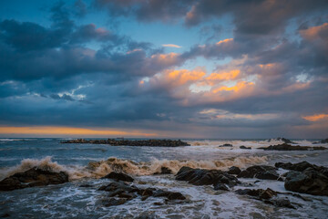 sunrise over the sea