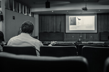 person watching tv in a room