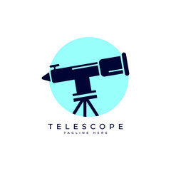 telescope logo design monogram 