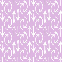 Seamless arrows pattern for fabrics and textiles and packaging and gifts and cards and linens and kids