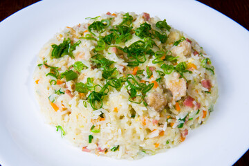 Shrimp risotto 