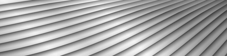 Fototapeta premium Vector metal silver web template - Premium stripe elegant background for modern design. Luxury line pattern with metallic gloss in silver color. Formal vector background for business banner