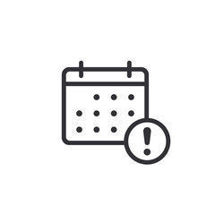 Calendar vector icon. Calendar symbol. Tear-off calendar. Time management. Holidays icon. Deadline icon. Tear-off calendar. Schedule. Vacation sign. Task Manager. Solemn date. Ui elements. Planning.