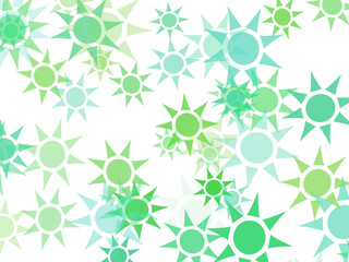 Sun Frame Background Illustration