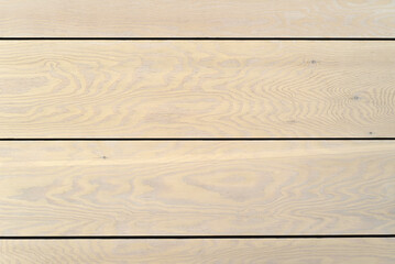 Wooden wall made of horizontal boards . background