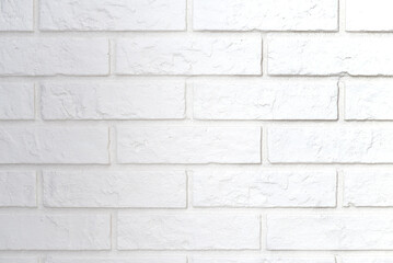 Light gray background with white bricks. copy space