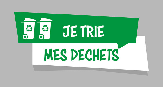Logo je trie mes d&eacute;chets.