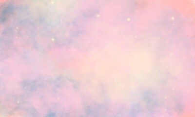 Cute Ombre pastel abstract background. Sweet soft candy cotton fairy theme. Girly illustration for card. Paint line pencil color.
