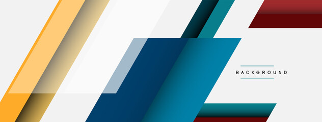 Background. Geometric diagonal square shapes and lines abstract composition. Vector illustration for wallpaper banner background or landing page