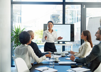 Teamwork is about achieving greatness together. Cropped shot of a group of business colleagues...