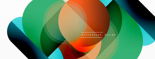 Geometrical minimal wallpaper. Geometric shapes. Vector illustration for wallpaper banner background or landing page