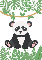 Tropical Animals cards templates
