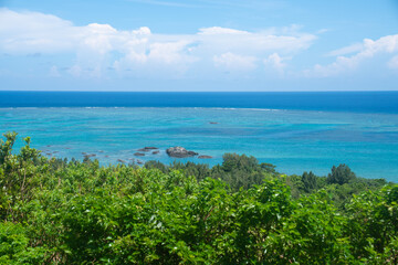 展望台からの眺め / 沖縄件 石垣島 玉取崎展望台