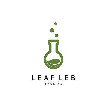 Abstract cannabis leaf leb logo Premium Vector