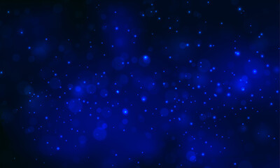 blue bokeh blurred background