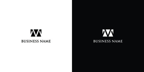 Initial Letter M Linked Logo.Usable for Business and Branding Logos. Flat Vector Logo Design Template Element.