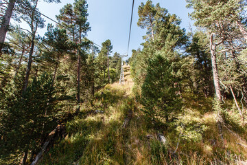 Cable car to the top of the mountain
