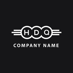 HDO letter logo design on black background. HDO  creative initials letter logo concept. HDO letter design.