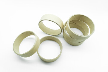 Narrow cardboard spools for winding rolled materials and self-adhesive labels. Reels made of...