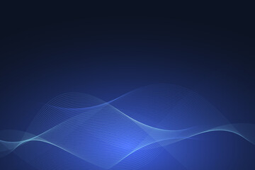 Vector wave lines flowing dynamic isolated on white background. Abstract background.