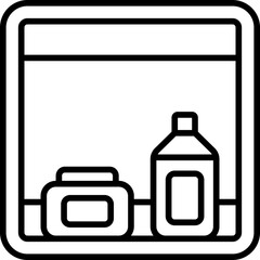 cabinet outline icon