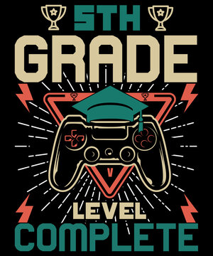 5th Grade Level Complete Graduation Tee