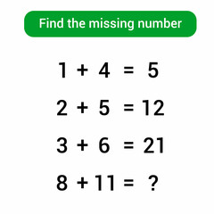 find the missing number in the square